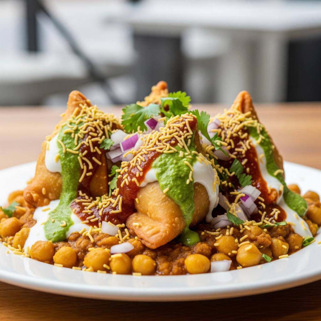 samosa chana chaat