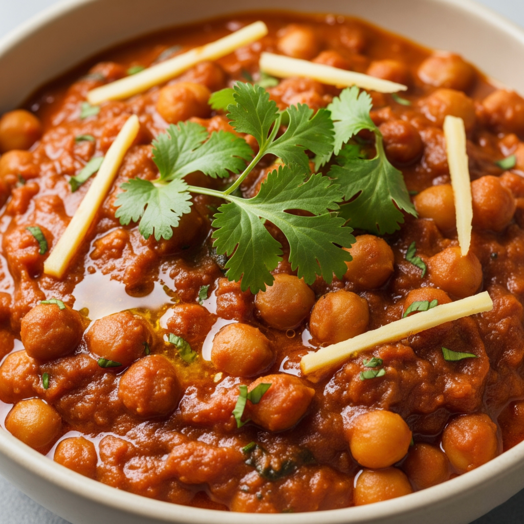 Chana masala at Zaffran Curry and Kabab